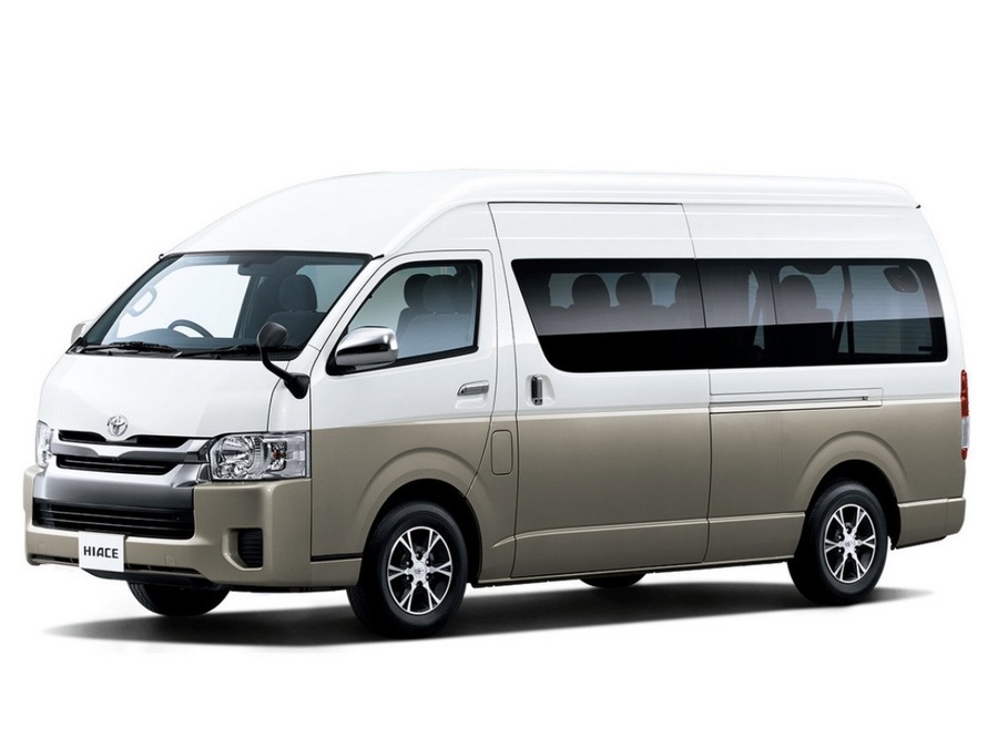 Toyota Hiace van for TwinQle Tours